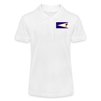 American Samoa - Stanley/Stella Teen Organic Polo Shirt MINI SPRINTER - white - Front