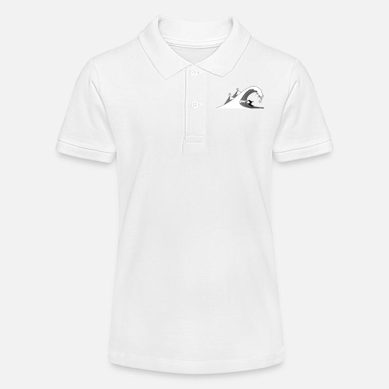 surf etoile - Polo bio MINI SPRINTER Stanley/Stella Ado - blanc