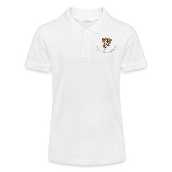 Tranche de pizza drôle – Chemise au fromage et géniale - Polo bio MINI SPRINTER Stanley/Stella Ado - blanc - Devant