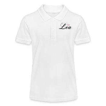 name lea - Stanley/Stella Teenager Bio-Poloshirt MINI SPRINTER - Weiß - Vorne