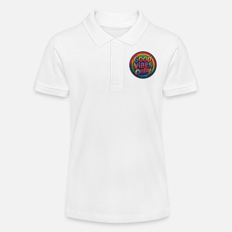 Bon arc-en-ciel - Polo bio MINI SPRINTER Stanley/Stella Ado - blanc