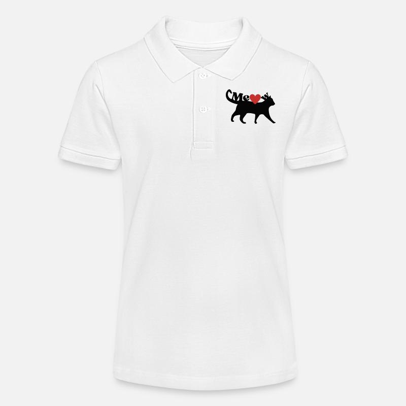 MeoW_Cat - Polo bio MINI SPRINTER Stanley/Stella Ado - blanc