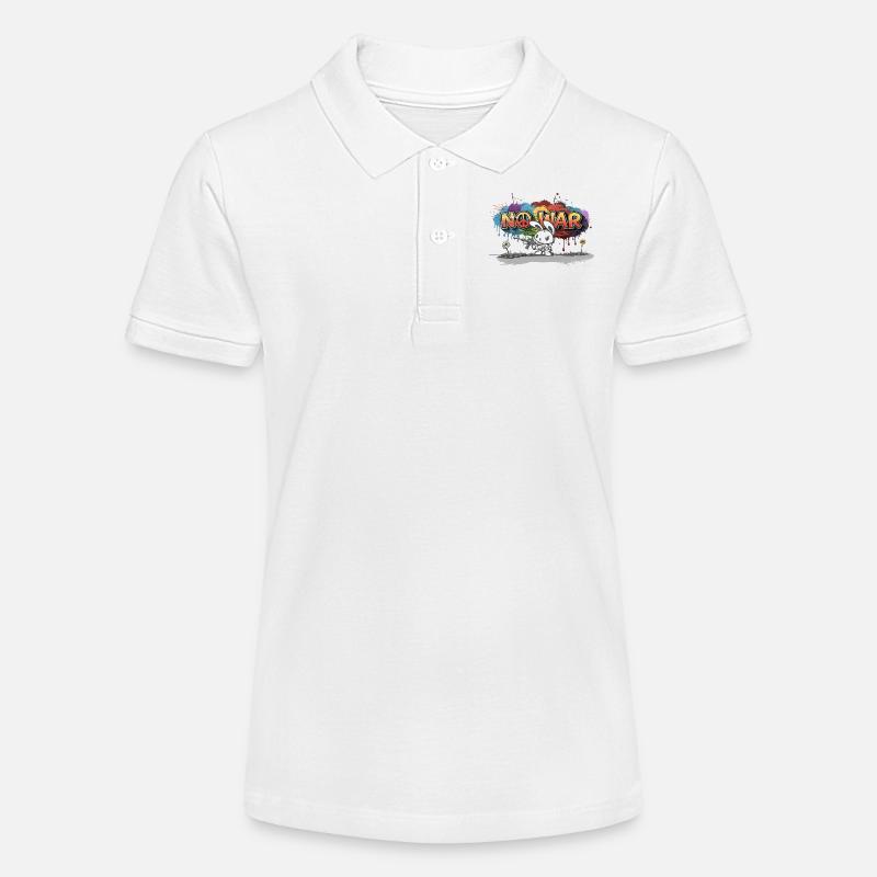 Pas de guerre - Polo bio MINI SPRINTER Stanley/Stella Ado - blanc