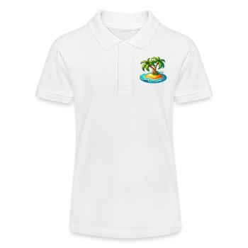 Île Palm - Polo bio MINI SPRINTER Stanley/Stella Ado - blanc - Devant