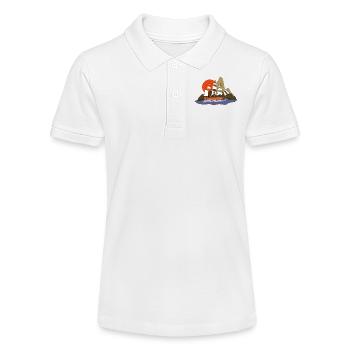 Sailing ship - Stanley/Stella Teen Organic Polo Shirt MINI SPRINTER - white - Front