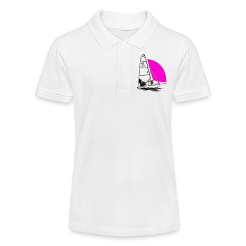 RS 500 Régate de dériveurs à voile voile de couleur - Polo bio MINI SPRINTER Stanley/Stella Ado - blanc - Devant