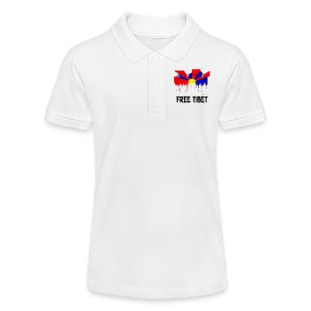 free tibet t-shirt - Polo bio MINI SPRINTER Stanley/Stella Ado - blanc - Devant
