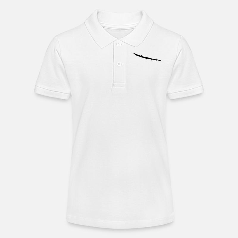 stitched_scar - Polo bio MINI SPRINTER Stanley/Stella Ado - blanc