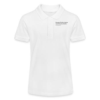 Rostige Dächer haben meist feuchte Keller. - Stanley/Stella Teenager Bio-Poloshirt MINI SPRINTER - Weiß - Vorne