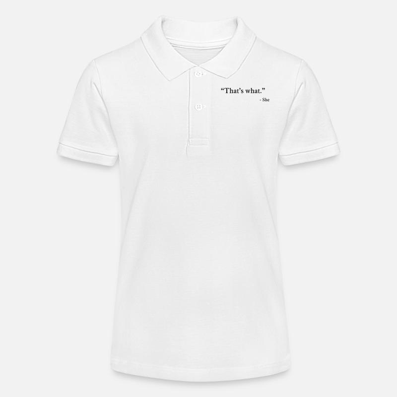 that's what she said - Polo bio MINI SPRINTER Stanley/Stella Ado - blanc