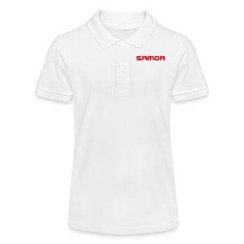 Samoa - Rugby - Südsee - Polynesien - Stanley/Stella Teenager Bio-Poloshirt MINI SPRINTER - Weiß - Vorne