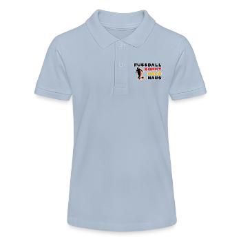 EM2024 Fußball Fußball kommt nach Haus Deutschland - Stanley/Stella Teenager Bio-Poloshirt MINI SPRINTER - Rot - Vorne