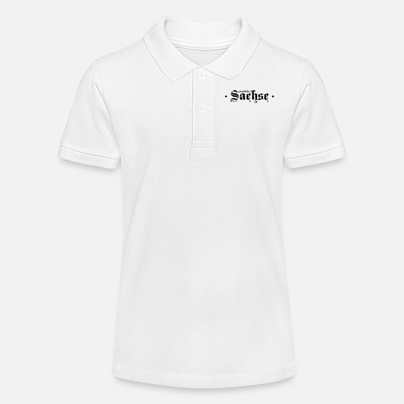 gemietlicher Sachse - Stanley/Stella Teenager Bio-Poloshirt MINI SPRINTER - Weiß