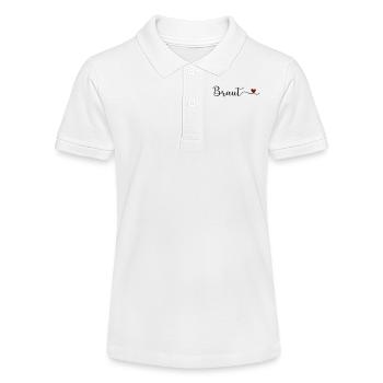 Braut - Stanley/Stella Teenager Bio-Poloshirt MINI SPRINTER - Weiß - Vorne