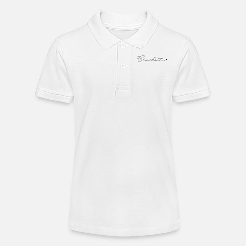 Nom : Charlotte - Polo bio MINI SPRINTER Stanley/Stella Ado - blanc