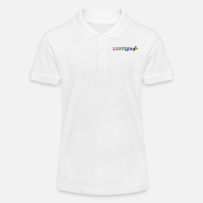 LGBTQIA+ - Polo bio MINI SPRINTER Stanley/Stella Ado - blanc