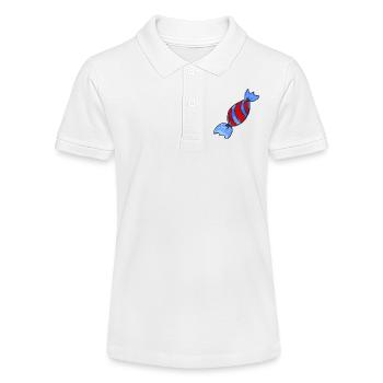 bonbon sweets - Stanley/Stella Teenager Bio-Poloshirt MINI SPRINTER - Weiß - Vorne