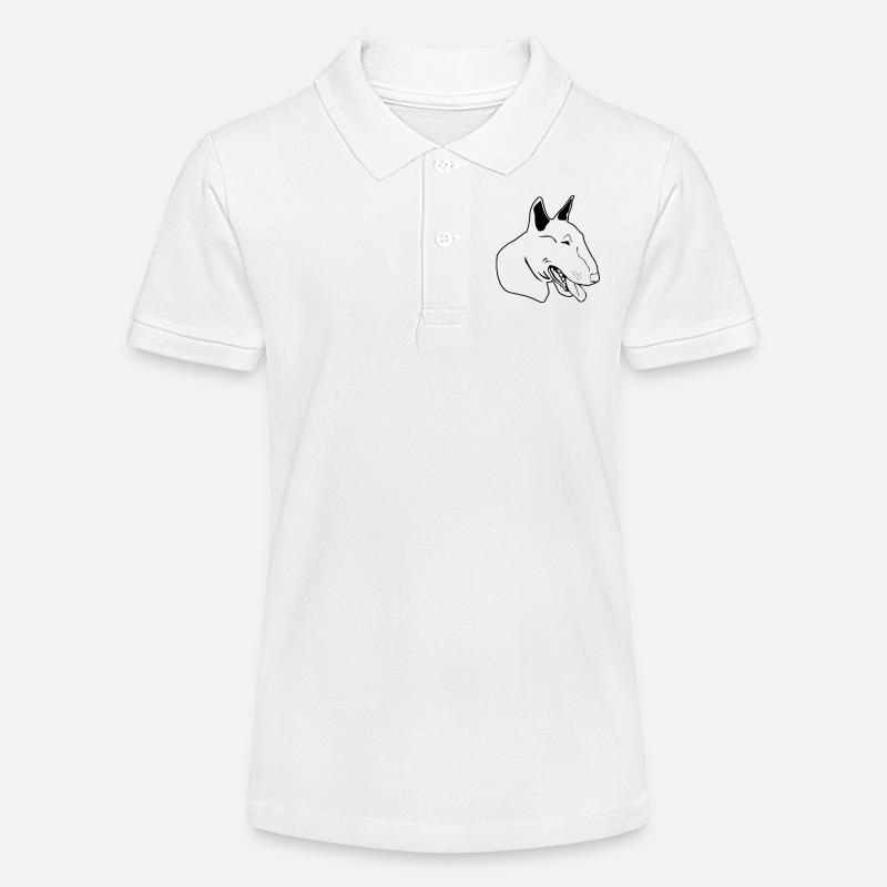 Bull terrier de - Polo bio MINI SPRINTER Stanley/Stella Ado - blanc