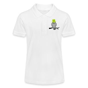 owl sir - Stanley/Stella Teenager Bio-Poloshirt MINI SPRINTER - Weiß - Vorne