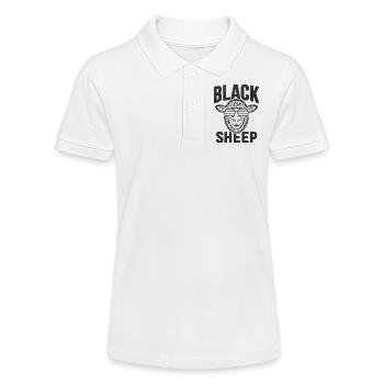 Black Sheep : Déclaration rétro cool - Polo bio MINI SPRINTER Stanley/Stella Ado - blanc - Devant