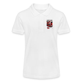 Ich bin nicht alt, ich bin ein Oldtimer, Jahrgang 1983 - Stanley/Stella Teenager Bio-Poloshirt MINI SPRINTER - Weiß - Vorne