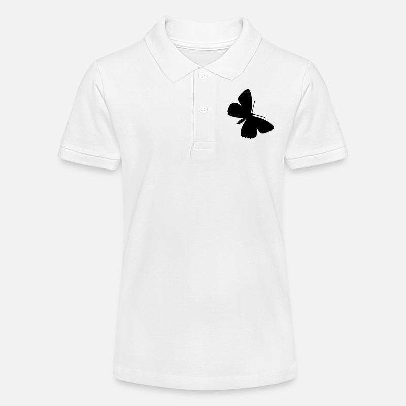 Schmetterlinge: Polyommatus Hippothoe - Polo bio MINI SPRINTER Stanley/Stella Ado - blanc