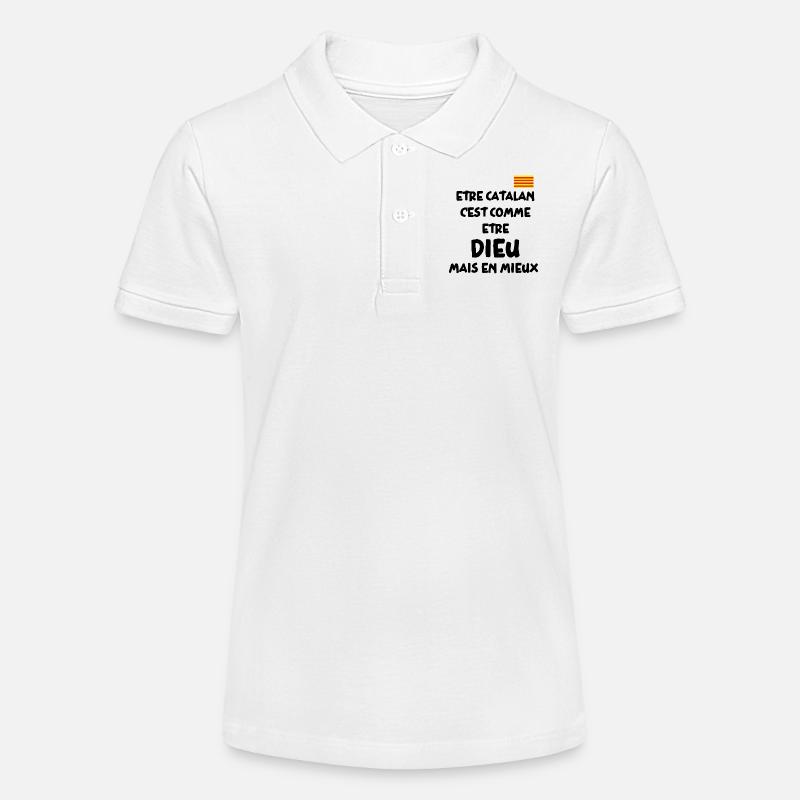 Catalan - Polo bio MINI SPRINTER Stanley/Stella Ado - blanc