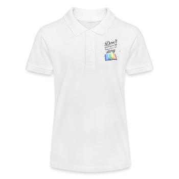 Write Your Own Story - Stanley/Stella Teen Organic Polo Shirt MINI SPRINTER - white - Front