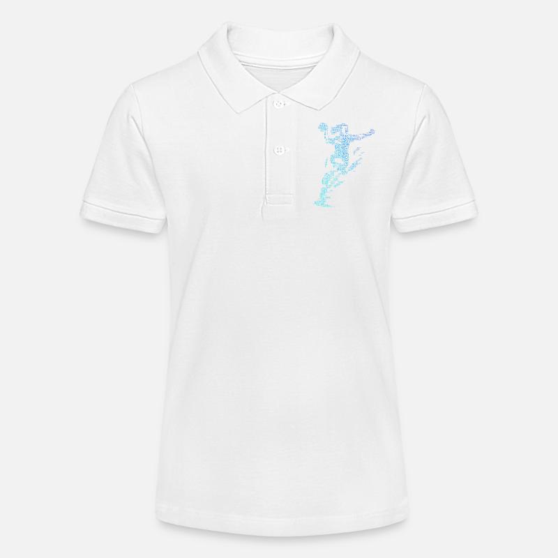 Attention aux fans de handball, déclaration simple pour - Polo bio MINI SPRINTER Stanley/Stella Ado - blanc