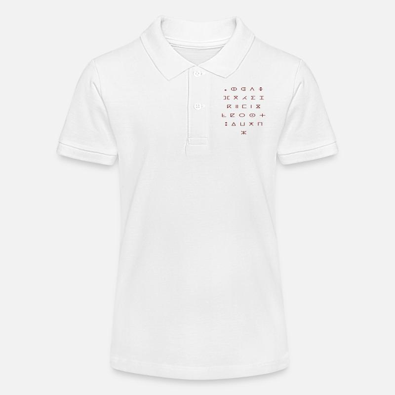 tifinagh - Polo bio MINI SPRINTER Stanley/Stella Ado - blanc
