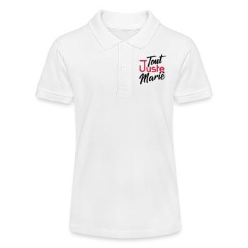 tout juste marié - homme - Polo bio MINI SPRINTER Stanley/Stella Ado - blanc - Devant