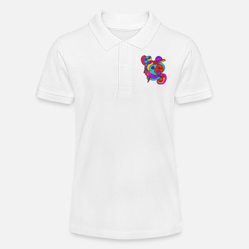 Oiseau-dame - Polo bio MINI SPRINTER Stanley/Stella Ado - blanc