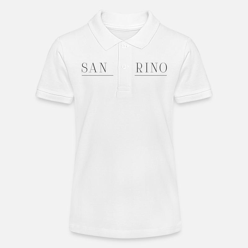 San Marino Elegance T-Shirt - Polo bio MINI SPRINTER Stanley/Stella Ado - blanc