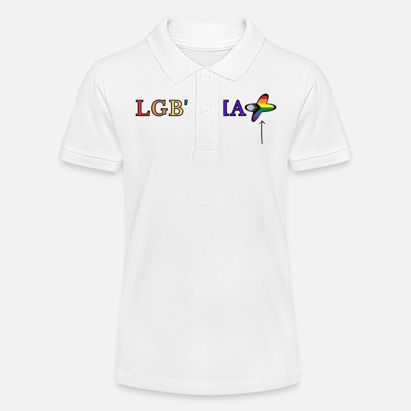 LGBTQIA+ - Polo bio MINI SPRINTER Stanley/Stella Ado - blanc