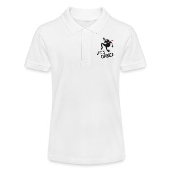Lass uns tanzen - Stanley/Stella Teenager Bio-Poloshirt MINI SPRINTER - Weiß - Vorne