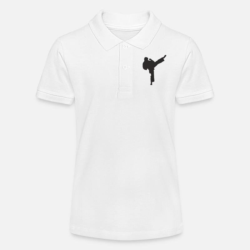 karaté - Polo bio MINI SPRINTER Stanley/Stella Ado - blanc