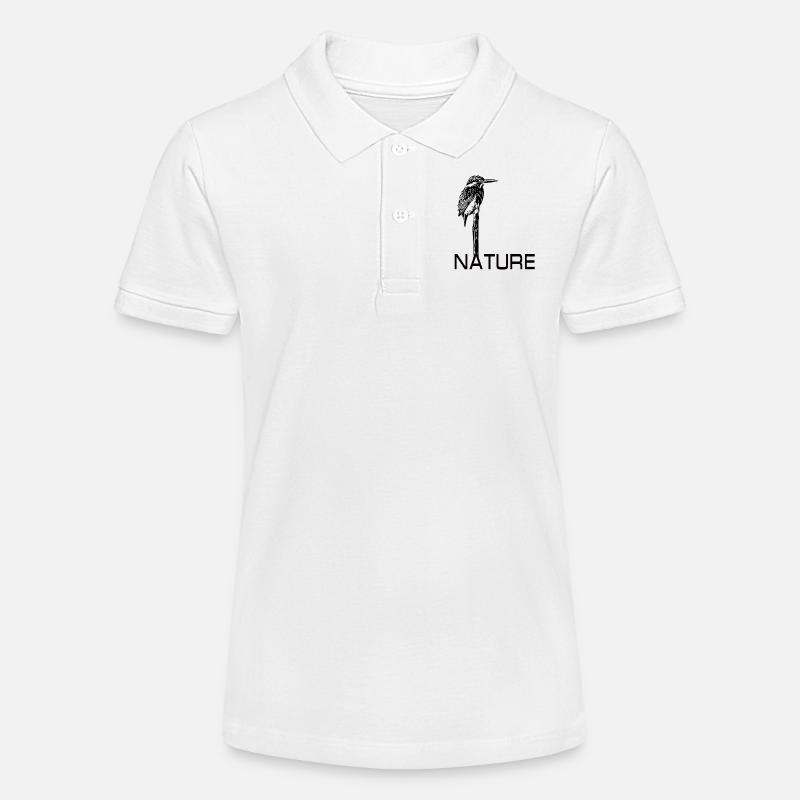 Oiseau de glace Nature Nature - Polo bio MINI SPRINTER Stanley/Stella Ado - blanc