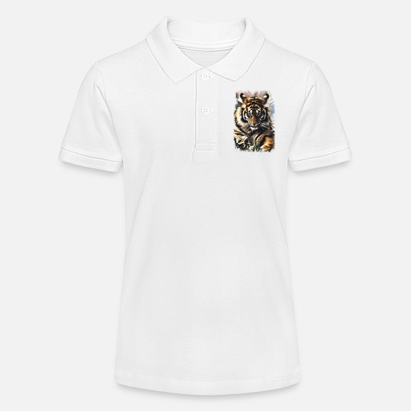 Tigre - Polo bio MINI SPRINTER Stanley/Stella Ado - blanc