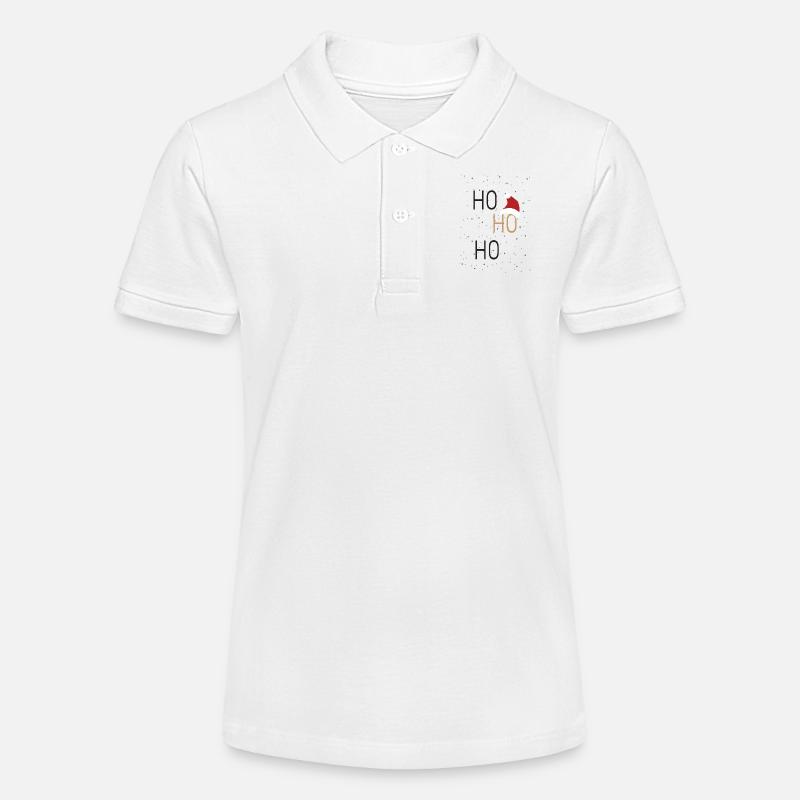 Noël Ho Ho Ho - Polo bio MINI SPRINTER Stanley/Stella Ado - blanc