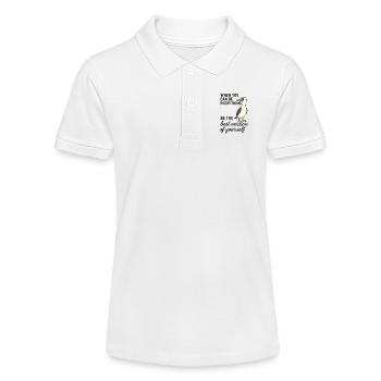 Blaufußtölpel - Beste version - Stanley/Stella Teenager Bio-Poloshirt MINI SPRINTER - Weiß - Vorne
