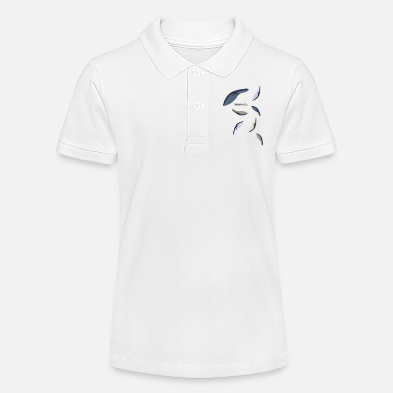 ailes colorées - Polo bio MINI SPRINTER Stanley/Stella Ado - blanc