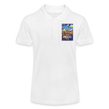 Prato, Italien. - Stanley/Stella Teenager Bio-Poloshirt MINI SPRINTER - Weiß - Vorne