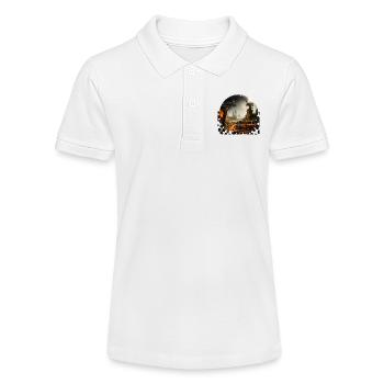 Humanity's dream of exploring distant worlds - Stanley/Stella Teen Organic Polo Shirt MINI SPRINTER - white - Front