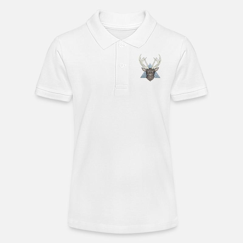 Deer cat - Polo bio MINI SPRINTER Stanley/Stella Ado - blanc