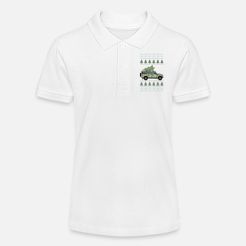 Defender 110 - Arbre - Polo bio MINI SPRINTER Stanley/Stella Ado - blanc