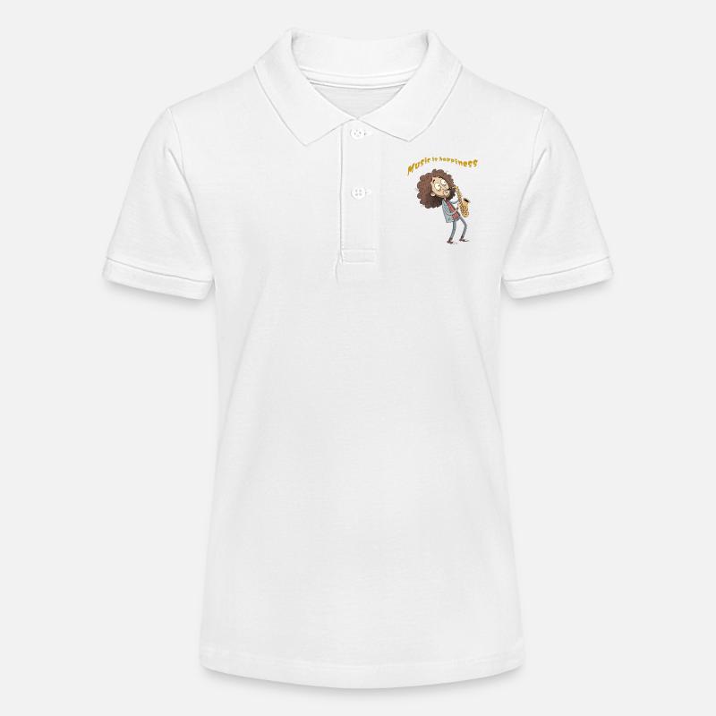 Dessin animé drôle - Polo bio MINI SPRINTER Stanley/Stella Ado - blanc