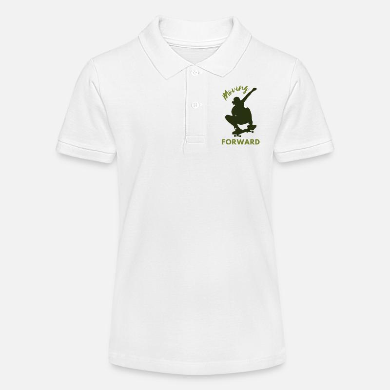 À la suite – T-shirt de skateboard - Polo bio MINI SPRINTER Stanley/Stella Ado - blanc