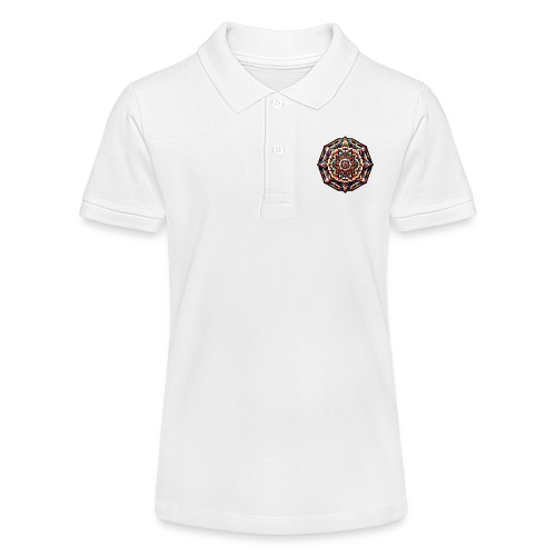 Kunterli - Spiritual, colourful mandala - Stanley/Stella Teen Organic Polo Shirt MINI SPRINTER