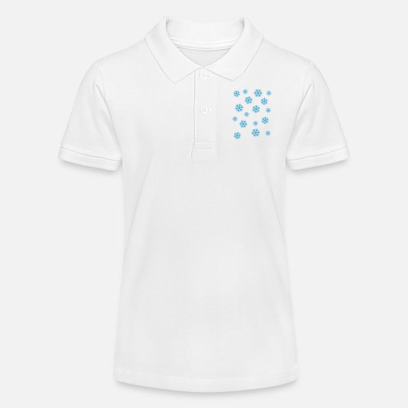 neige - Polo bio MINI SPRINTER Stanley/Stella Ado - blanc