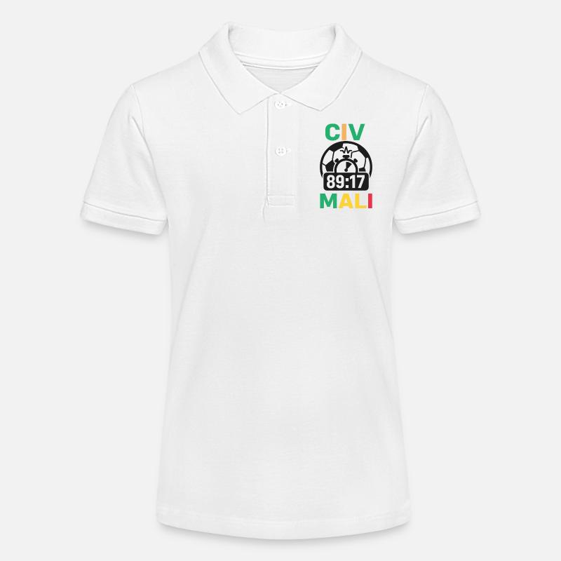 CIV vs Mali – 89:17 Trop Tard - Polo bio MINI SPRINTER Stanley/Stella Ado - blanc